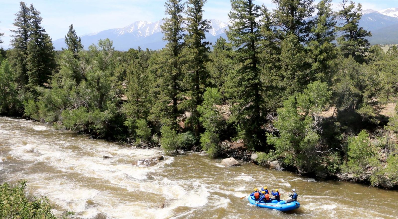 Rafting Browns Canyon near Leadville Colorado