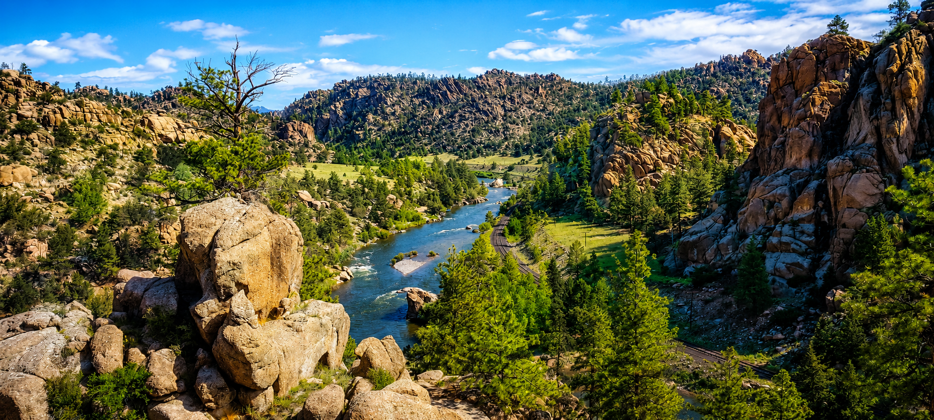 Arkansas River Colorado landscape