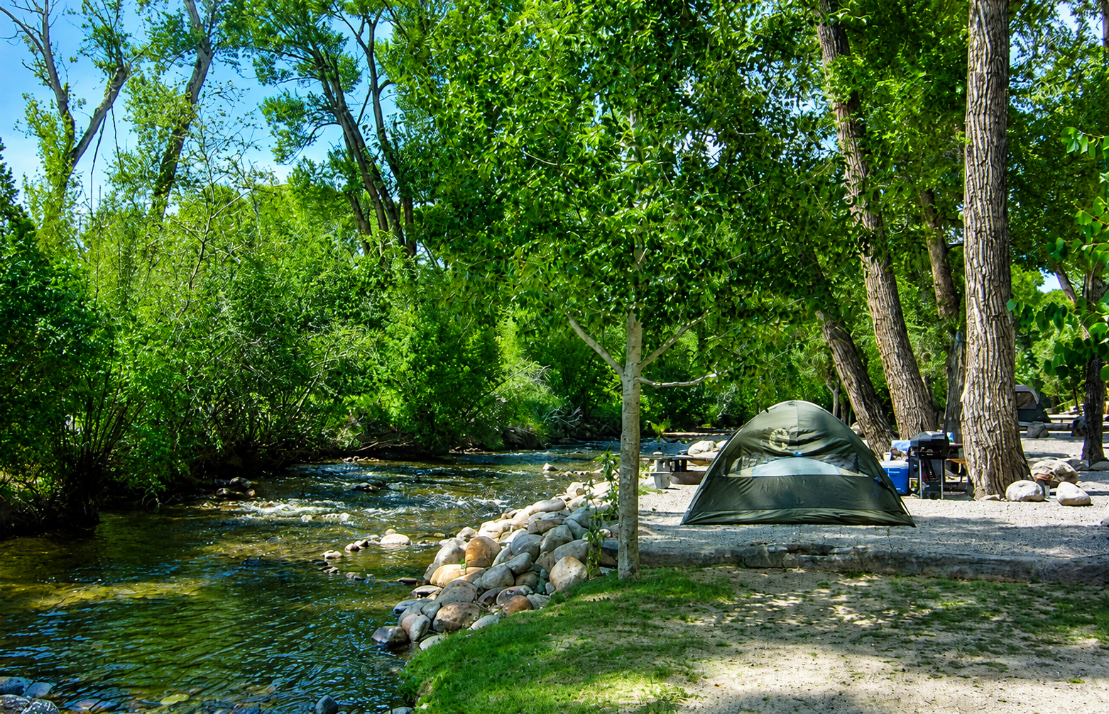 Chalk Creek Campground near Buena Vista Colorado