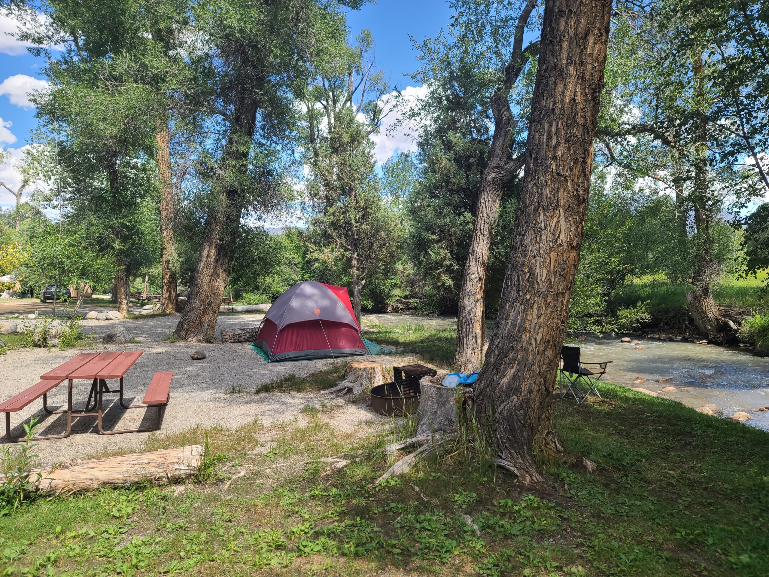 Chalk Creek Campground near Salida Colorado