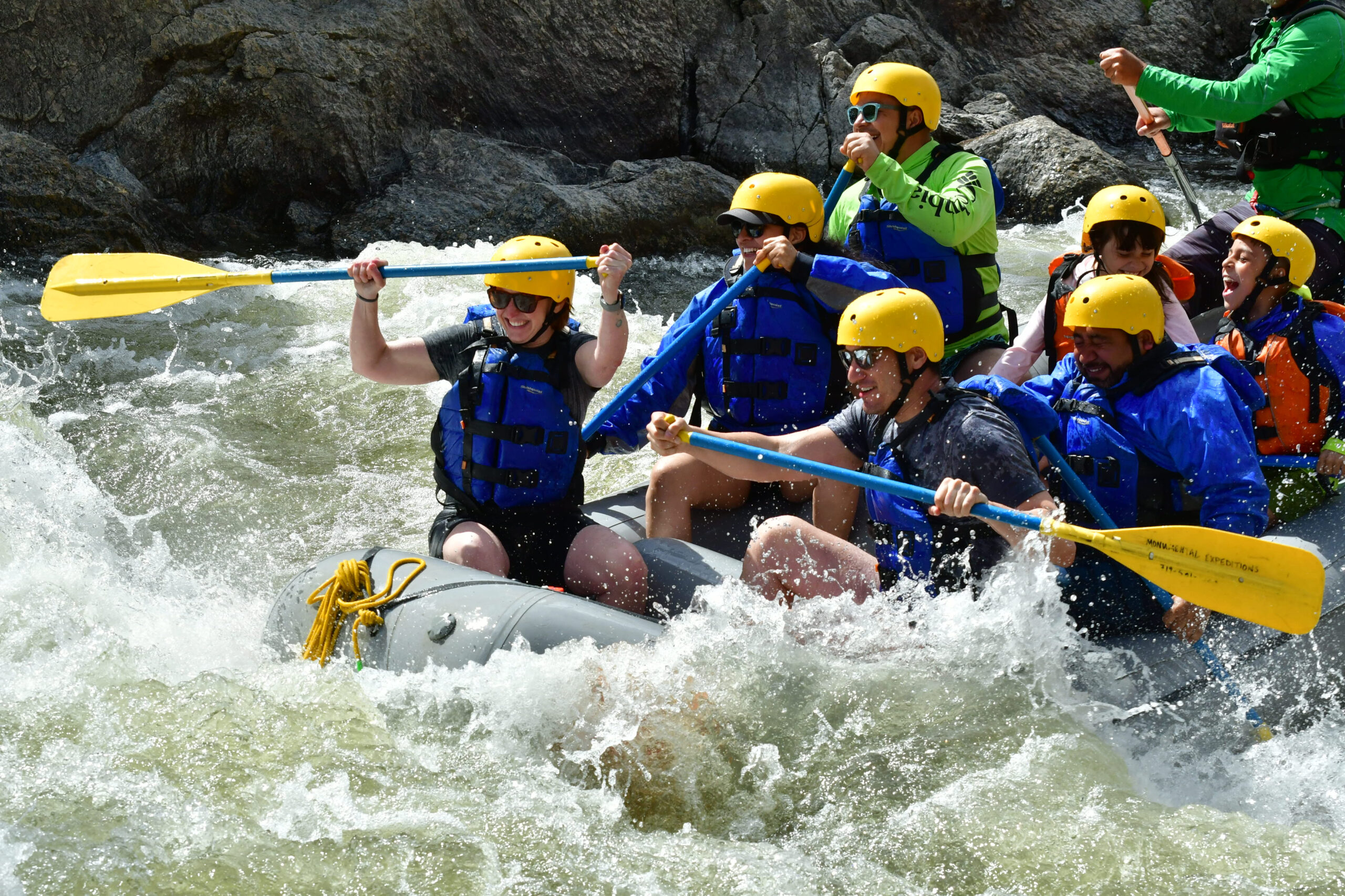 Rafting Browns Canyon on the Arkansas River near Nathrop Colorado