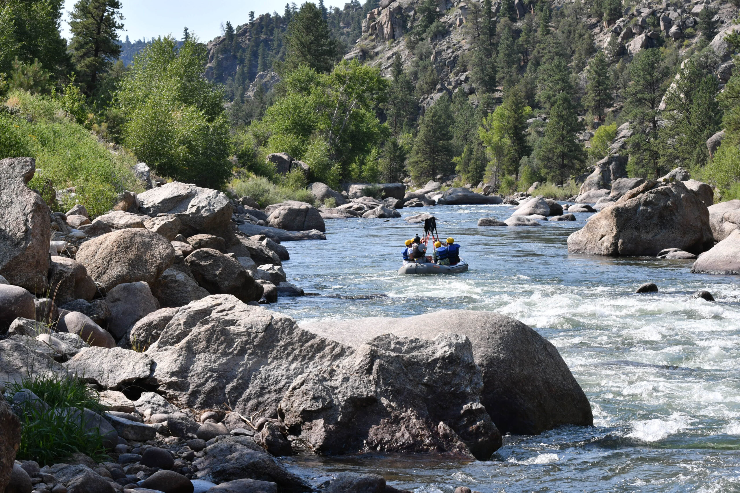 Rafting on the Arkansas River in Colorado