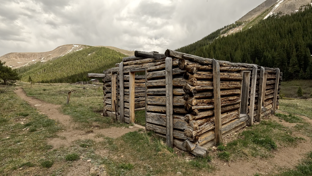 Offroad trail in Colorado mountains